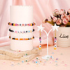  500Pcs 5 Styles Acrylic Beads MACR-TA0001-34-8