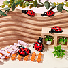 SUNNYCLUE 40Pcs Insect Theme Opaque Resin Decoden Cabochons RESI-SC0005-88-4