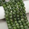 Dyed Natural Malaysia Jade Beads Strands G-G021-02C-13-5