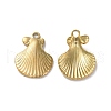 Ion Plating(IP) 304 Stainless Steel Pendants STAS-P324-08G-1