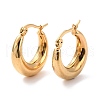 Vacuum Plating 304 Stainless Steel Chunky Hoop Earrings for Women EJEW-F280-06A-G-2