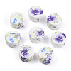 Handmade Printed Porcelain Beads PORC-Q176-16mm-2-2