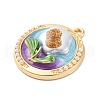 Alloy Enamel Pendants FIND-M060-11G-2