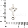 Brass Micro Pave Clear Cubic Zirconia Pendants KK-L228-35P-3