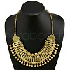 Tibetan Style Alloy Turkish Coin Tassel Chunky Bib Necklaces for Women FS-WG6DA7E-02-1