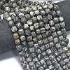 Natural Map Stone/Picasso Stone/Picasso Jasper Beads Strands G-K389-A67-01-2