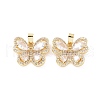 Brass Micro Pave Cubic Zirconia Pendants KK-E068-VC403-2