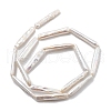 Natural Baroque Keshi Pearl Beads Strands PEAR-P064-05A-02A-3