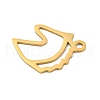 Ion Plating(IP) 304 Stainless Steel Pendants STAS-B056-13G-01-2