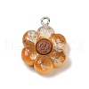 Opaque Resin Pendants RESI-Q020-05A-1