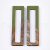 Resin & Walnut Wood Big Pendants RESI-S358-97B-2