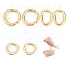 Unicraftale 6Pcs 3 Styles Brass Twister Clasps KK-UN0002-52-1