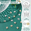 HOBBIESAY 80Pcs 2 Colors Alloy Charms FIND-HY0003-78-5