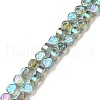 Electroplate Transparent Glass Beads Strands EGLA-L044-A-FR02-1