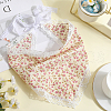 Flower Decor Lace Triangle Bandanas OHAR-WH20005-08B-4