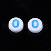 White Opaque Acrylic Beads MACR-T038-18-0-3