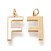 Brass Enamel Pendants KK-R139-04F-2