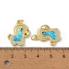Brass Micro Pave Cubic Zirconia Pendants KK-A197-17G-3