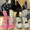 4 Pairs 4 Styles Imitation Leather Shoe Buckle Clips AJEW-FG0004-56-7