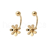304 Stainless Steel Stud Earrings EJEW-E603-01B-G-1