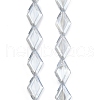 Electroplate Glass Beads Strands EGLA-B010-01A-PL02-1