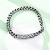 316 Surgical Stainless Steel Wheat Chain Bracelets for Men Women BJEW-Q349-16P-4