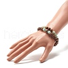 Wood Beaded Stretch Bracelet Sets BJEW-JB07735-3