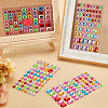 Transparent Acrylic Rhinestone Stickers DIY-WH0021-22B-4