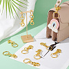   10Pcs Iron Swivel Clasps with Key Rings HJEW-PH0001-78-5