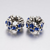 Tibetan Style Alloy Rhinestone European Beads PALLOY-F200-04G-1