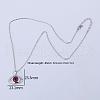 Stylish Evil Eye Brass Pendant Necklaces for Women LC9336-3