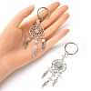 Natural Chip Rose Quartz Keychain KEYC-YW0001-01-4