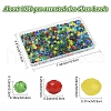 1050Pcs 10 Styles Glass Beads GLAA-YW0004-19B-3