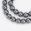 Olycraft Non-magnetic Synthetic Hematite Beads Strands G-OC0001-65-10mm-4