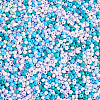 Opaque Glass Round Seed Beads GLAA-TAC0025-07A-01-10