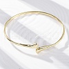 Alloy Arm Cuff Bangles Girl Women AJEW-A063-02G-3