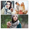 Polyacrylonitrile Fiber Yarn Knitting Fingerless Gloves COHT-PW0001-15F-5