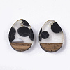 Resin & Walnut Wood Pendants RESI-S358-15-A01-2