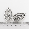 Tibetan Style Alloy Pendants X-TIBEP-Q078-38AS-RS-3