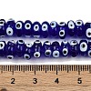 Handmade Evil Eye Lampwork Beads Strands LAMP-A007-02B-01-4