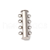 304 Stainless Steel Slide Lock Clasps STAS-A117-07B-P-1