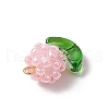 Glass Seed Beads Pendants PALLOY-MZ00592-03-4
