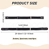 Fingerinspire 6Pcs 2 Colors Canvas Elastic Invisible Belt with Alloy Buckles AJEW-FG0003-99-2