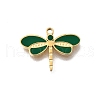 304 Stainless Steel Enamel Pendants STAS-F318-21G-1