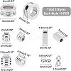 Unicraftale 50Pcs 5 Style 304 Stainless Steel Beads STAS-UN0031-10-5