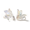 Transparent Acrylic Bead Caps X-OACR-H016-05A-3