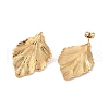 304 Stainless Steel Stud Earrings EJEW-S227-13G-2