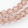 Transparent Glass Bead Strands X-GLAA-G013-10mm-90-5
