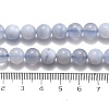 Natural Blue Lace Agate Beads Strands G-F222-30-8mm-02-4