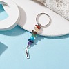 Tibetan Style Zinc Alloy Keychains KEYC-JKC00728-03-2